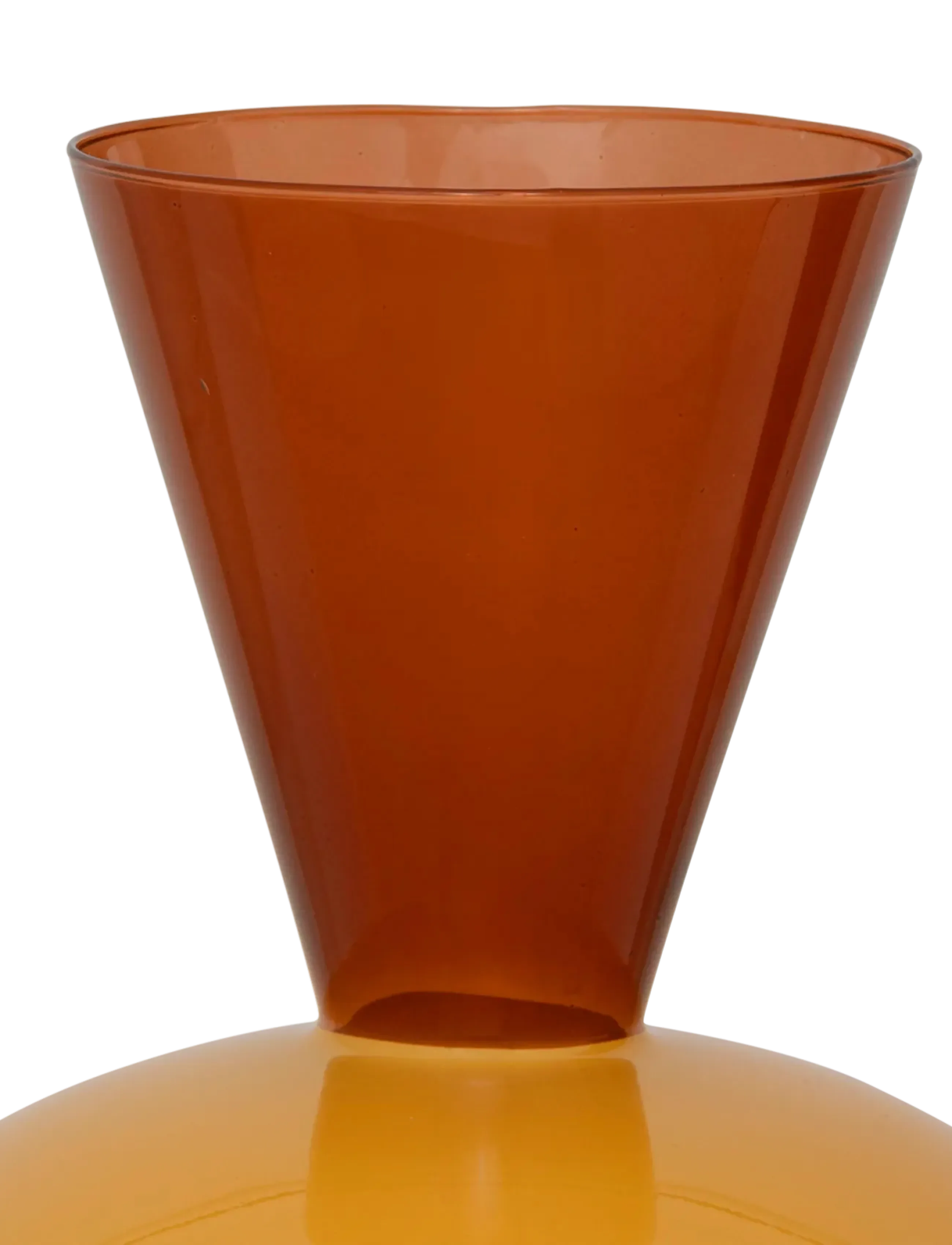 Urban Nature Culture - Urban Nature Culture vase Zinhle, golden orange - vases - golden orange - 4