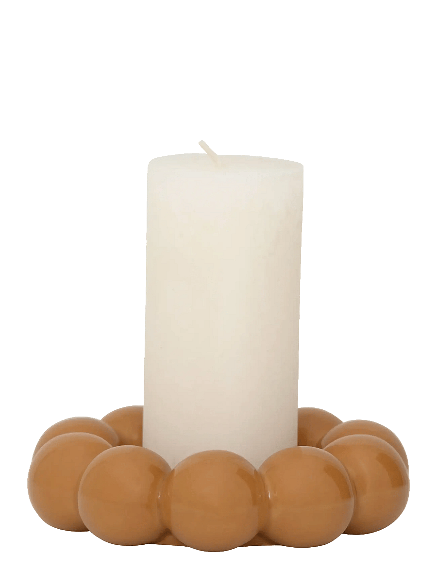 Urban Nature Culture - Urban Nature Culture candle holder Talon, golden orange - kerzenständer - golden orange - 1