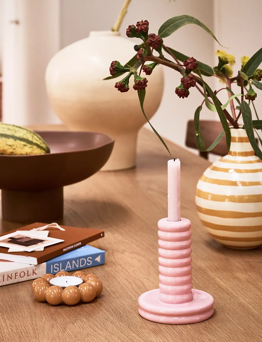 Urban Nature Culture - Urban Nature Culture candle holder Talon, golden orange - kerzenständer - golden orange - 0
