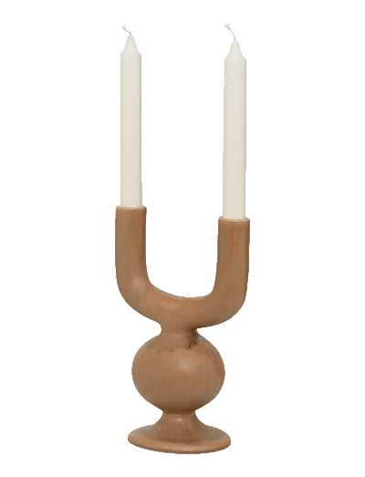 Urban Nature Culture Urban Nature Culture candle holder Bheki - Ljusstakar & Ljushållare - GOLDEN BROWN / gold