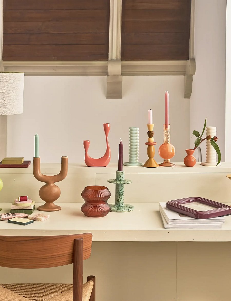 Urban Nature Culture - Urban Nature Culture candle holder Bheki - kerzenständer - golden brown - 3