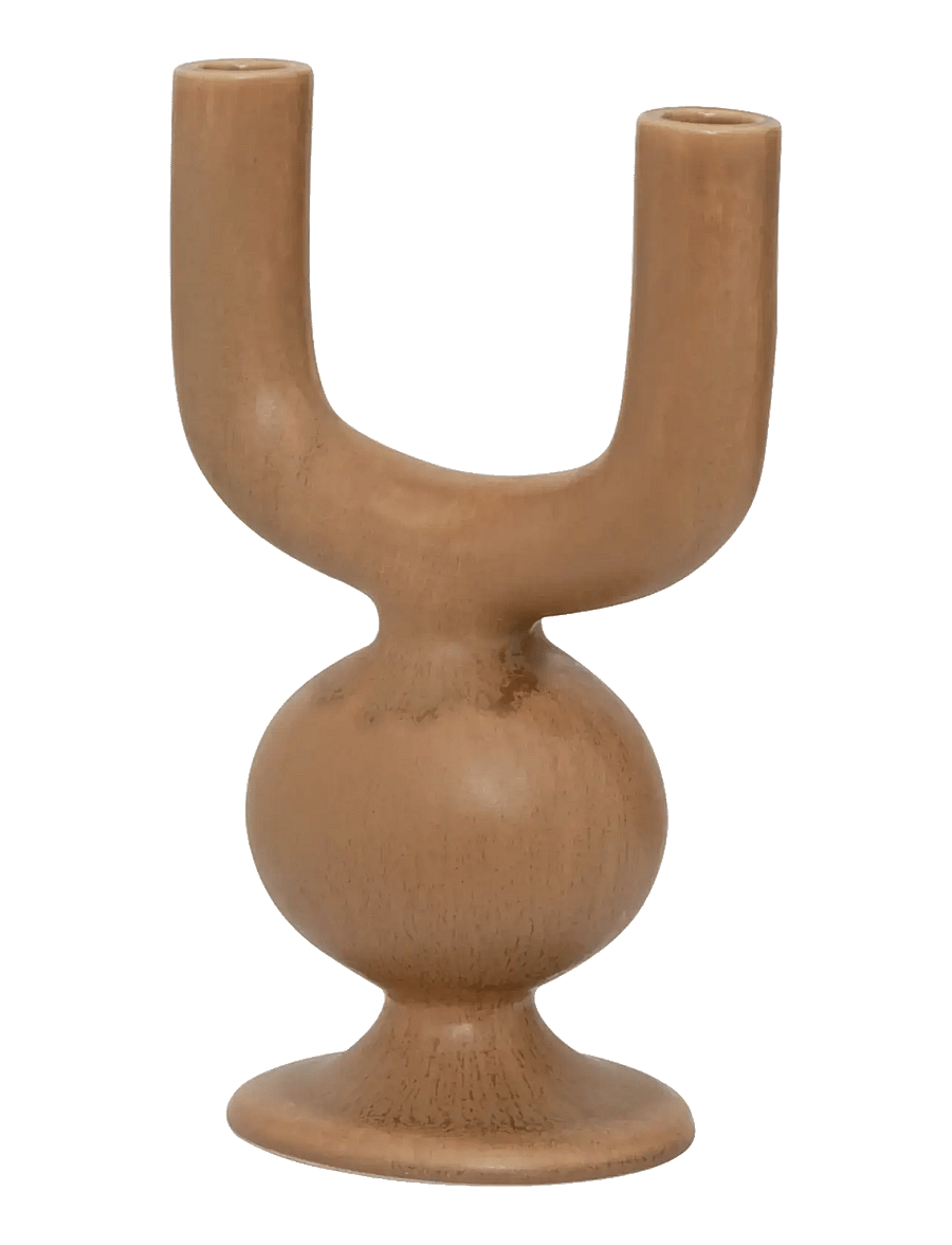 Urban Nature Culture - Urban Nature Culture candle holder Bheki - kerzenständer - golden brown - 2