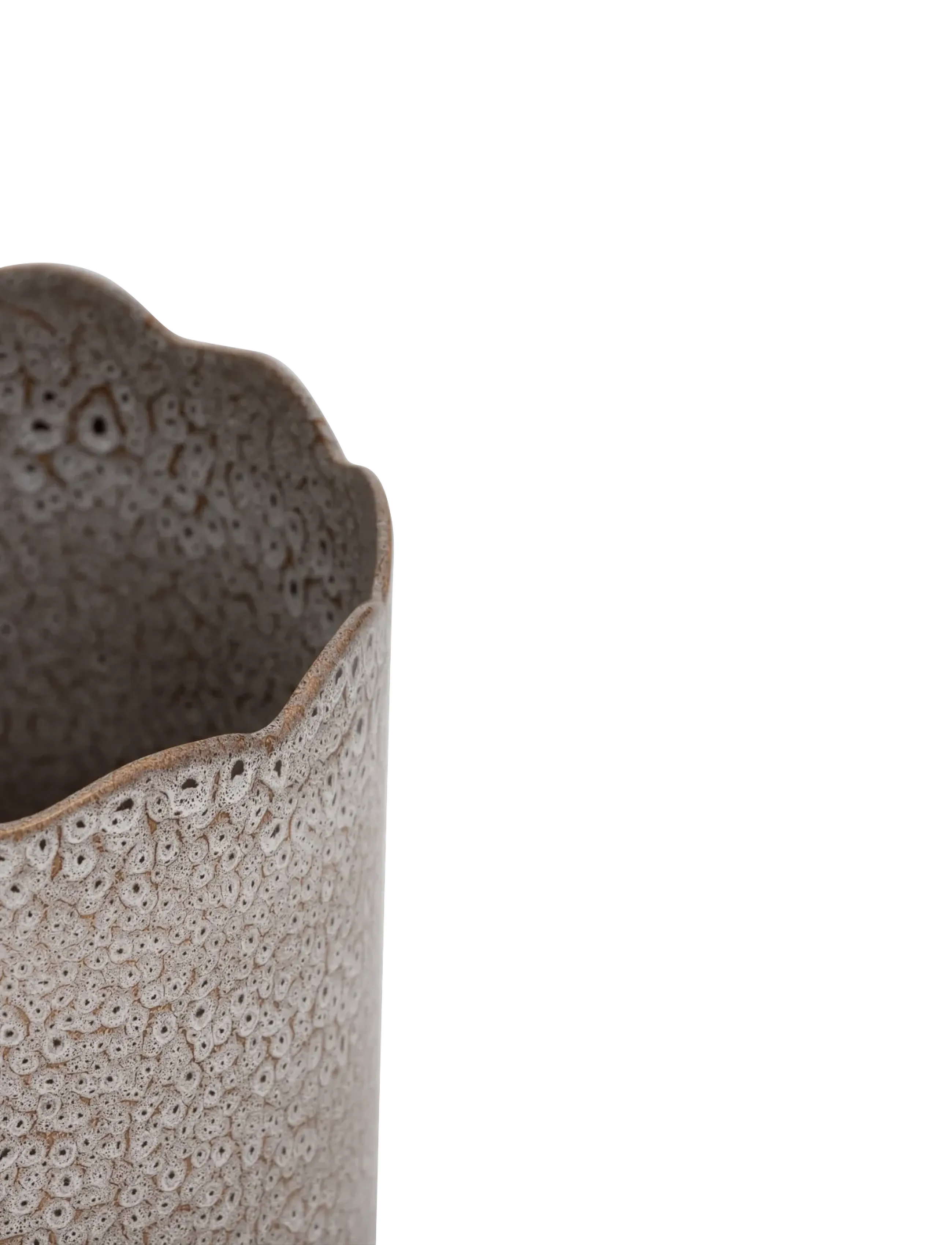 Urban Nature Culture - Urban Nature Culture pot RIver - pots de fleurs - white / brown - 2