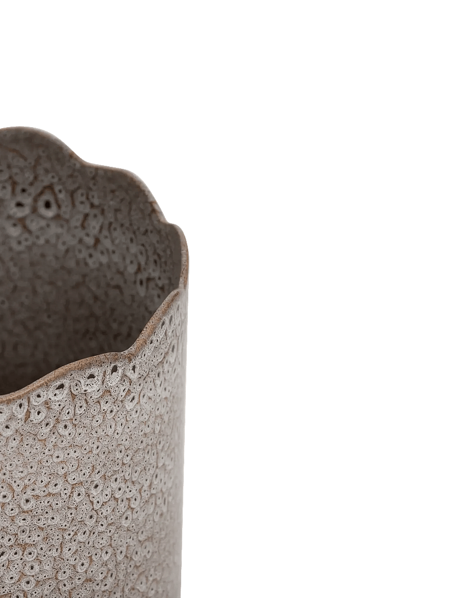 Urban Nature Culture - Urban Nature Culture pot RIver - blumentöpfe - white / brown - 2