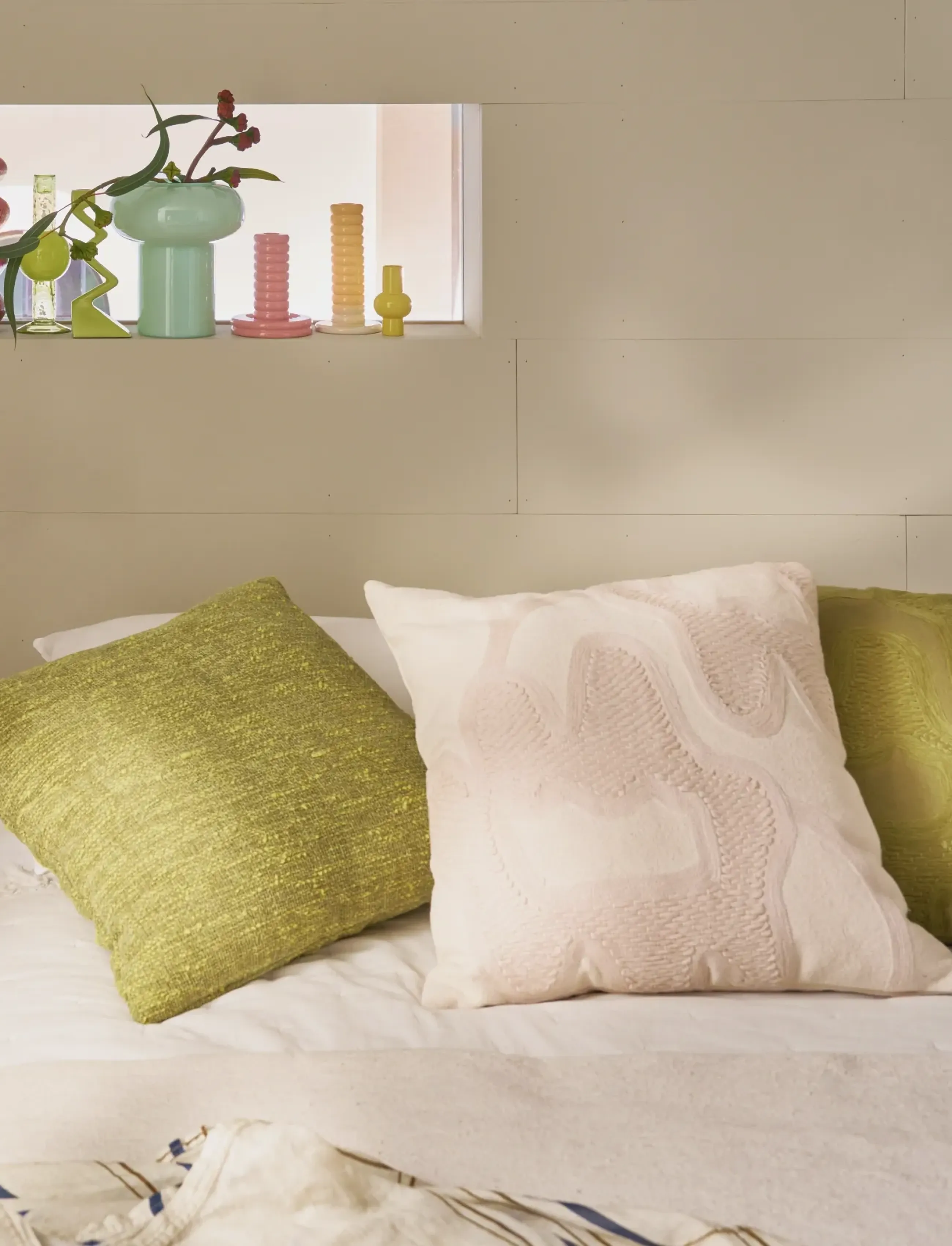 Urban Nature Culture Cushion Kedi, Off White, B 50 cm, Cushions & Blankets, Weiß - Cushions, Homeware