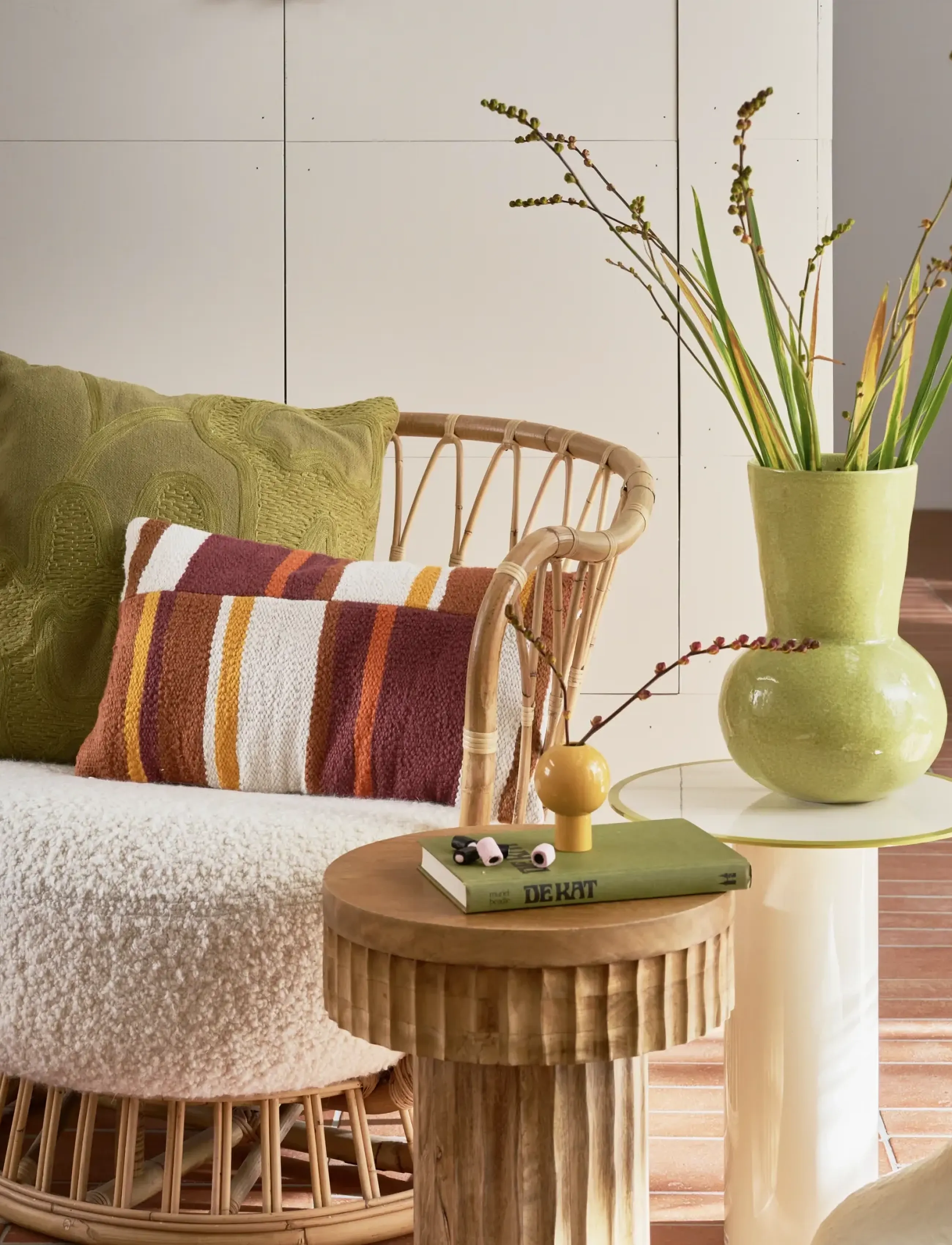 Urban Nature Culture Cushion Kedi,Evergreen Sprig, 50X50 cm, Cushions & Blankets, Grün - Cushions, Homeware
