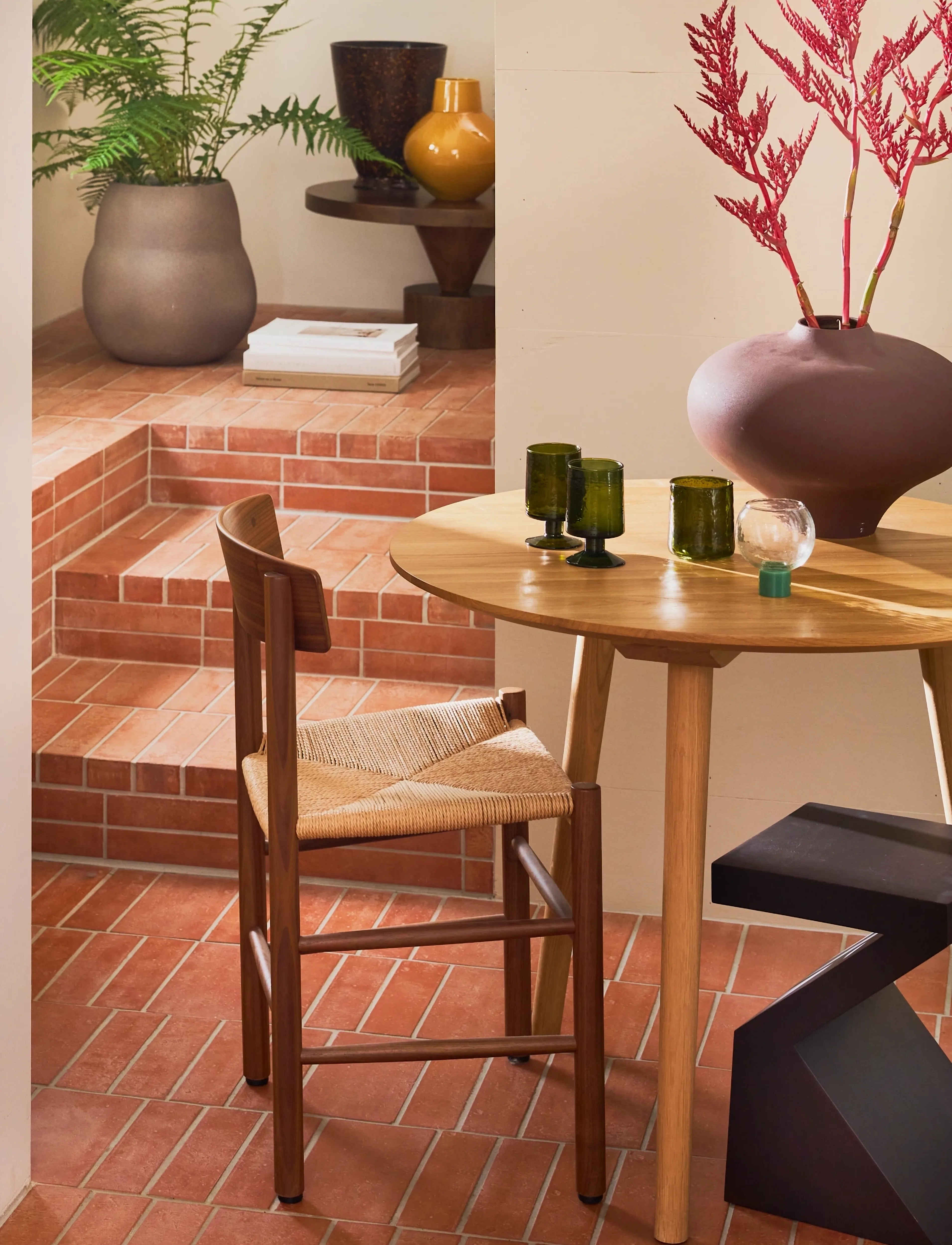 Urban Nature Culture Side Table Gama, H 41 cm, Tables, Braun - Tables & Small Homeware