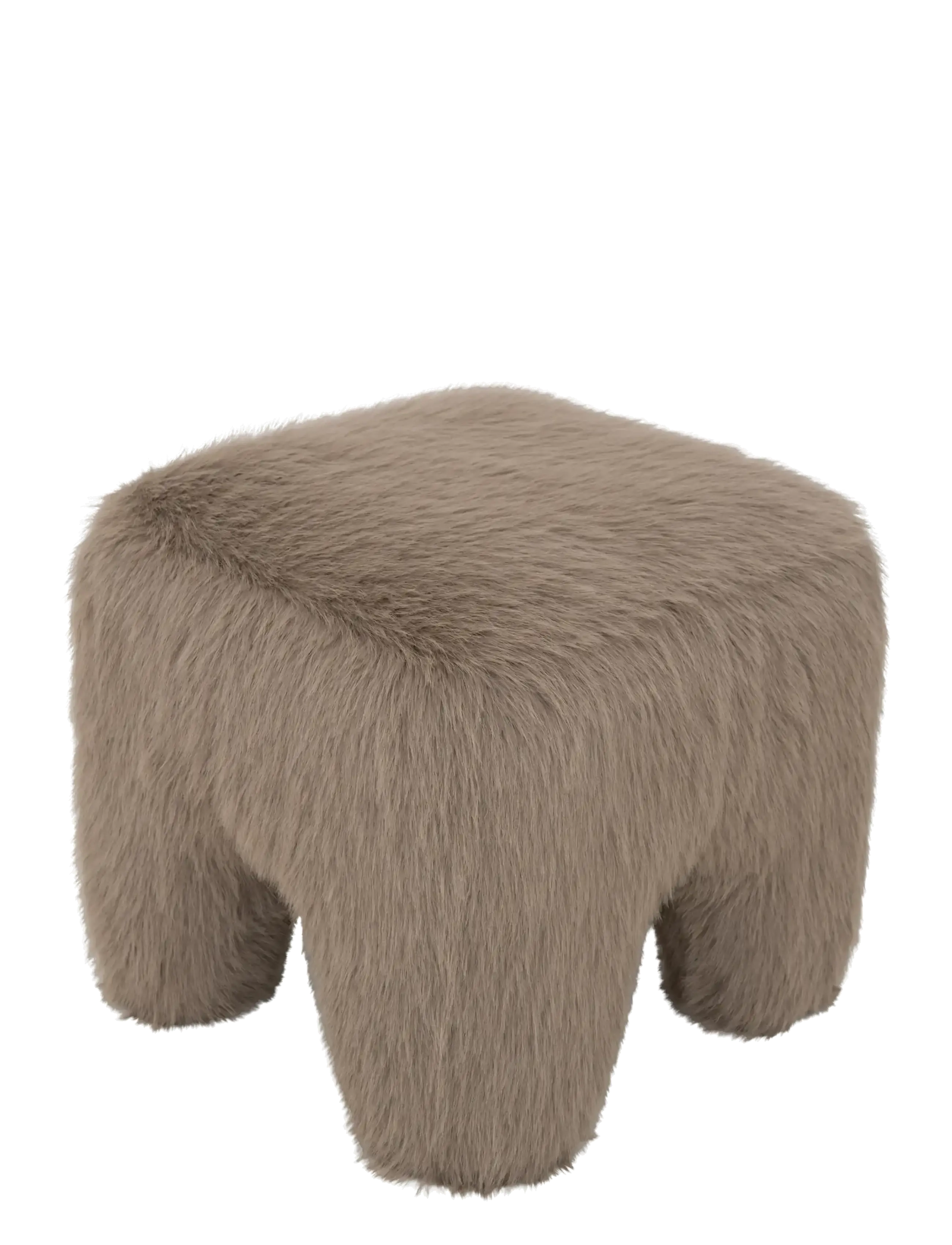 Urban Nature Culture - Pouf Kira, fur - brown - 1