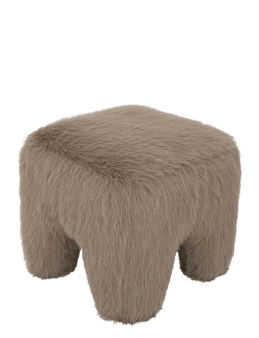 Urban Nature Culture - Pouf Kira, fur - hocker & bänke - brown - 1