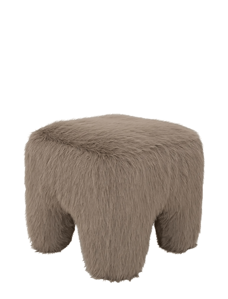 Urban Nature Culture - Pouf Kira, fur - hocker & bänke - brown - 2