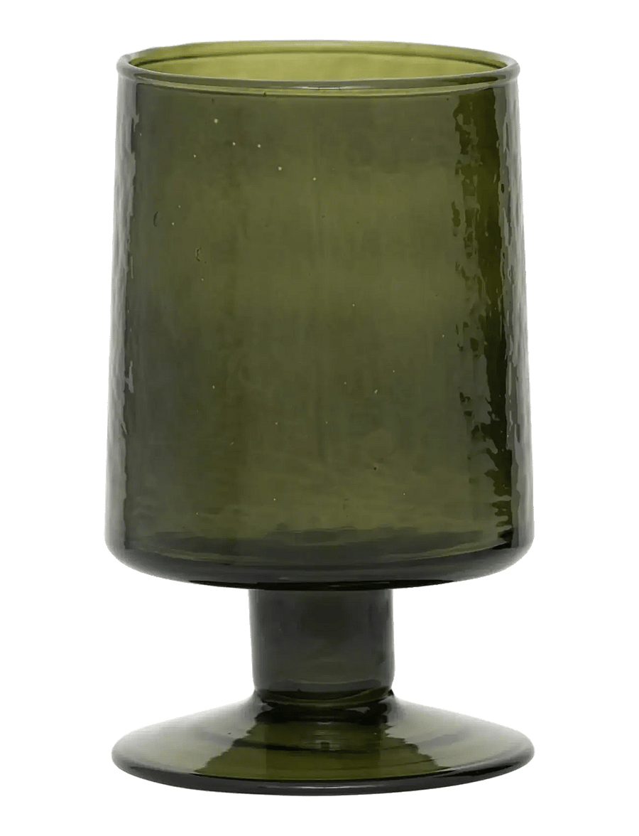 Urban Nature Culture - Urban Nature Culture wine glass hammered banana palm - valge veini pokaalid - banana palm - 1