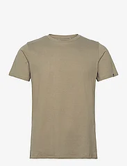 Urban Pioneers - Niklas Basic Tee - t-shirts - deep lichen melange - 0