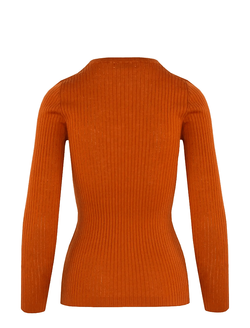 Urban Pioneers - Marit LS - stickade tröjor - auburn - 1