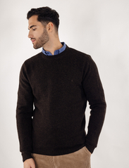 Urban Pioneers - Hasse Sweater - knitted round necks - coffee - 4