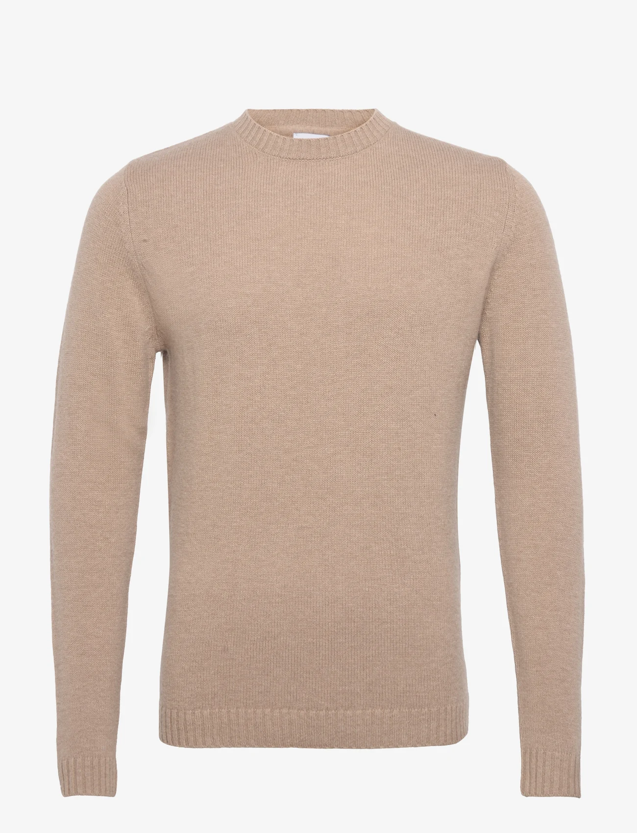 Urban Pioneers - Hasse Sweater - knitted round necks - oatmeal - 0