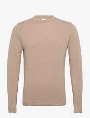 Urban Pioneers - Hasse Sweater - knitted round necks - oatmeal - 0