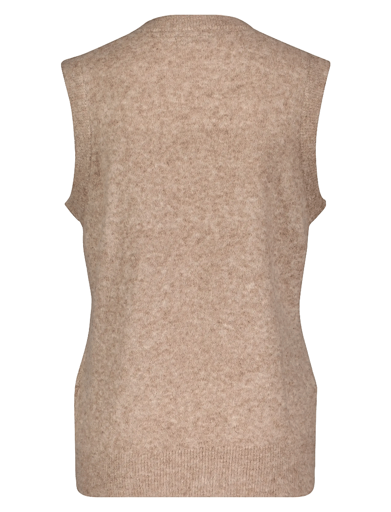 Urban Pioneers - Emilie Vest - gestrickte westen - latte - 1