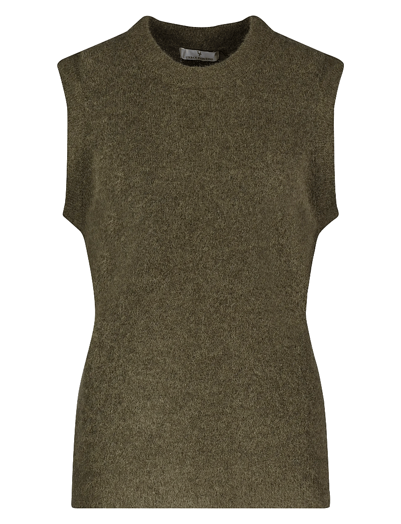 Urban Pioneers - Emilie Vest - stickade västar - olive - 0