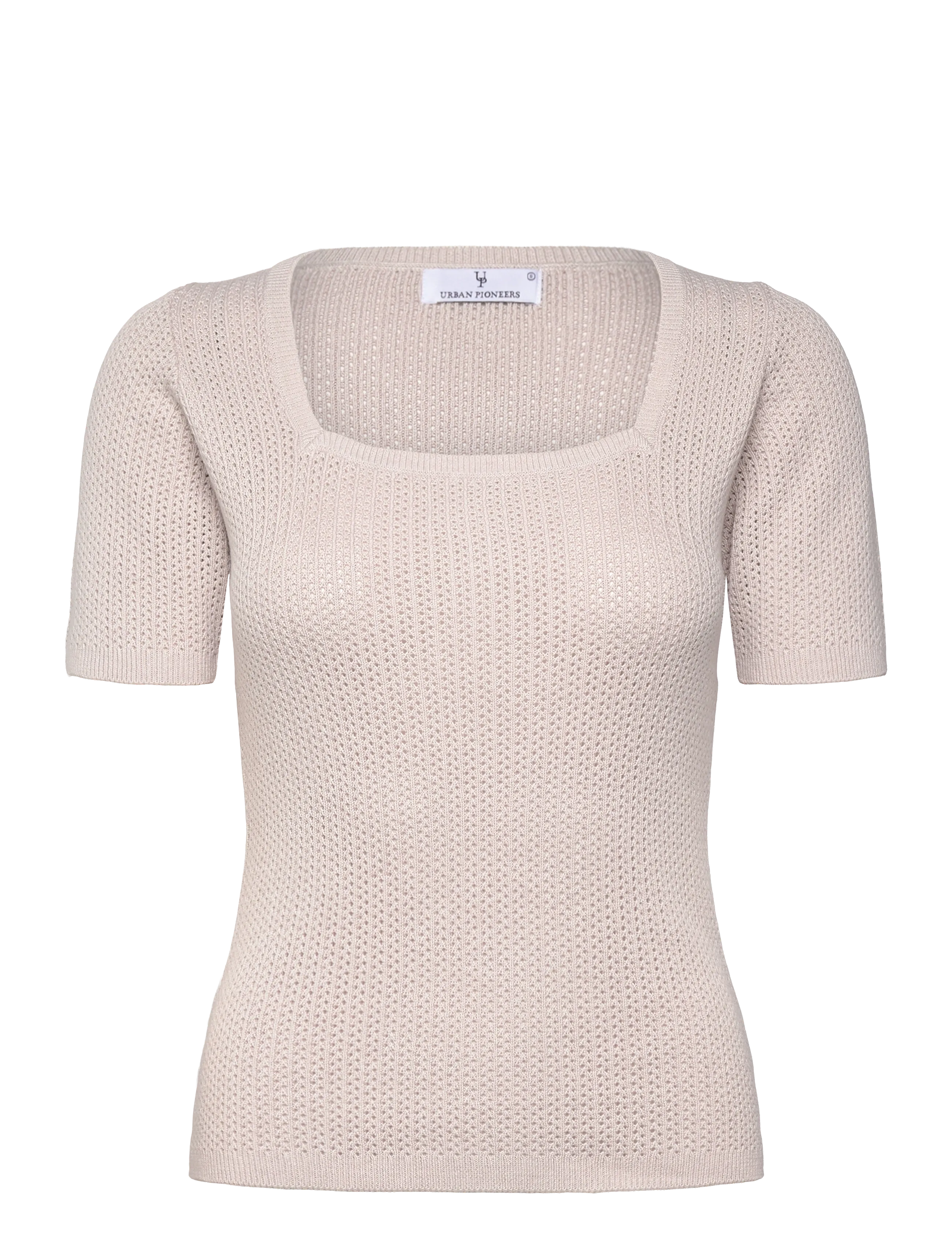 Urban Pioneers Dina Top, L, Beige, T-Shirts & Toppe > Kortærmede, Dame
