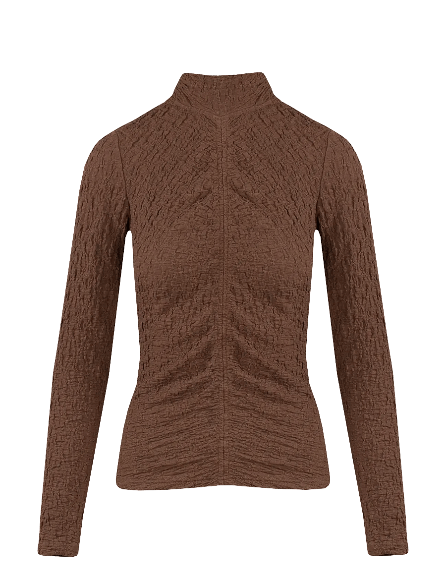 Urban Pioneers - Hana Top - kõrge kaelusega kudumid - brown - 0