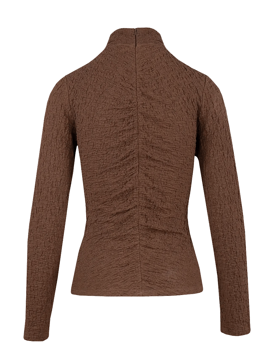 Urban Pioneers - Hana Top - kõrge kaelusega kudumid - brown - 1