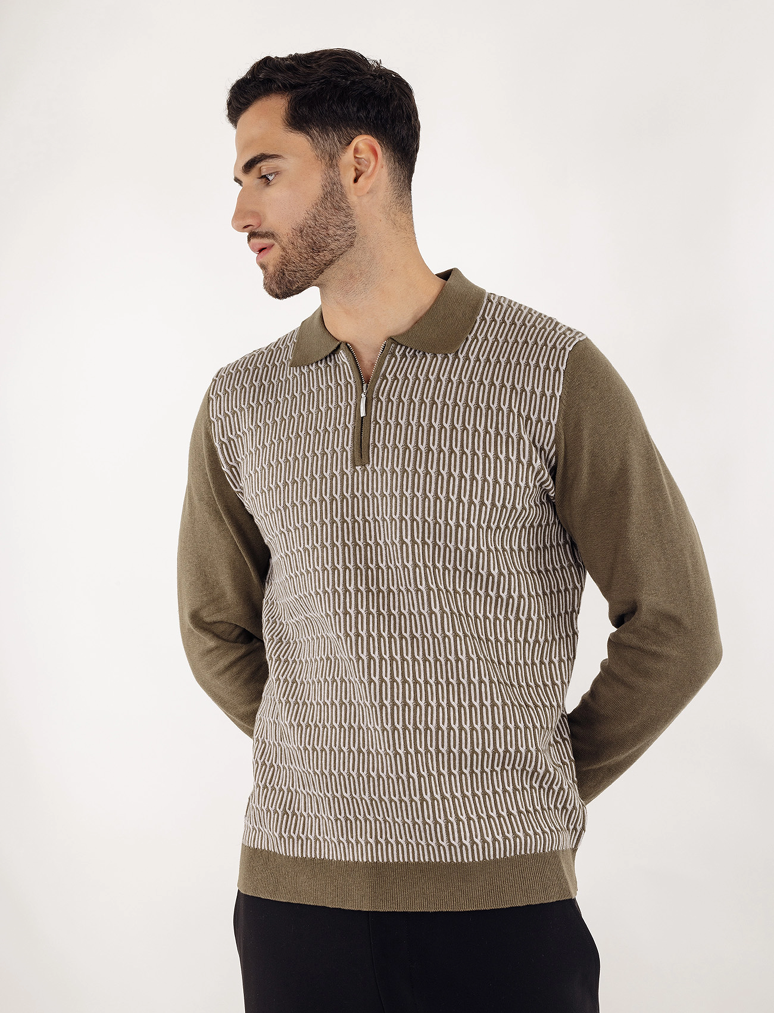 Urban Pioneers - Balin Half-zip - dusty olive - 2
