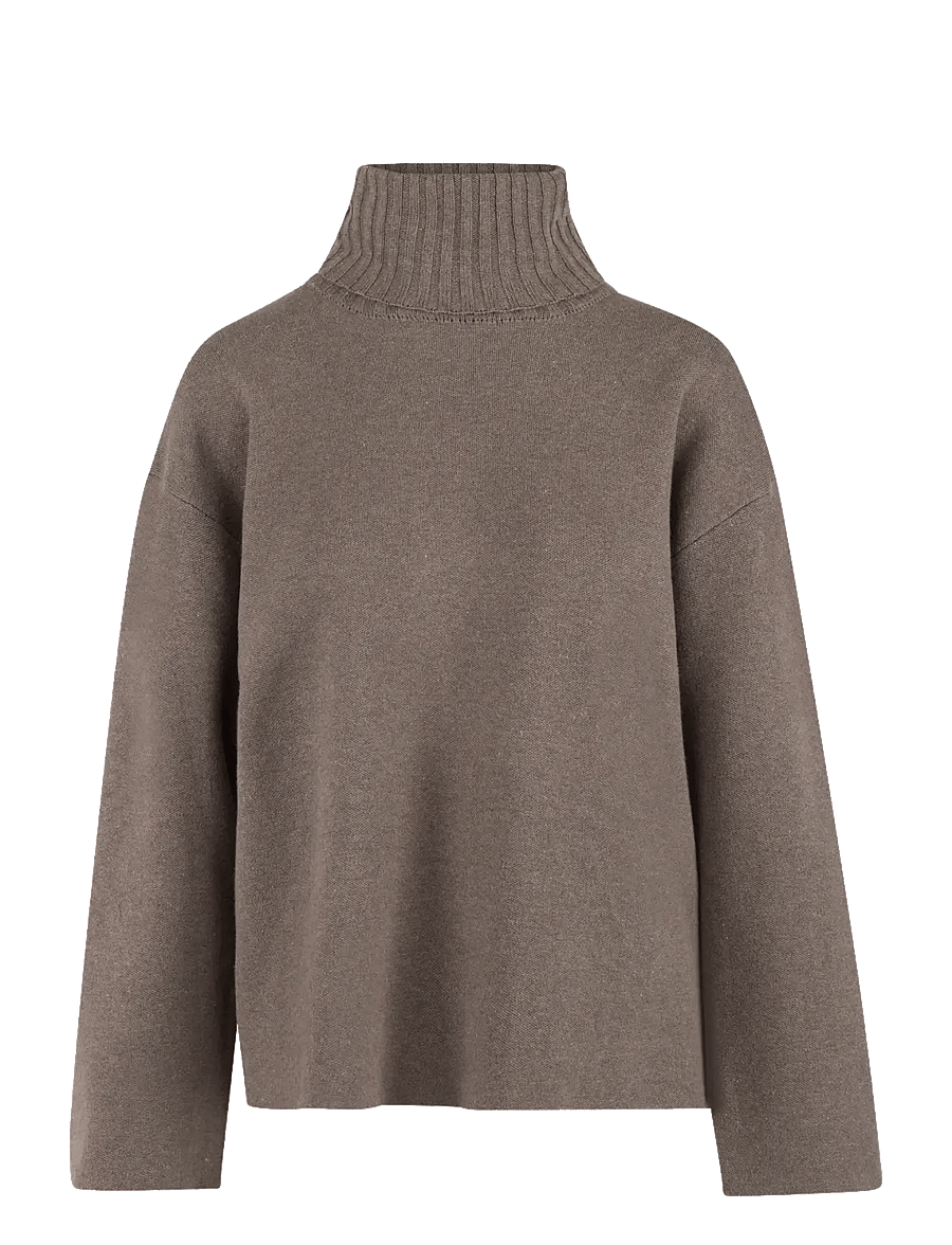 Urban Pioneers - Elly Sweater - rullekraver - brown - 1