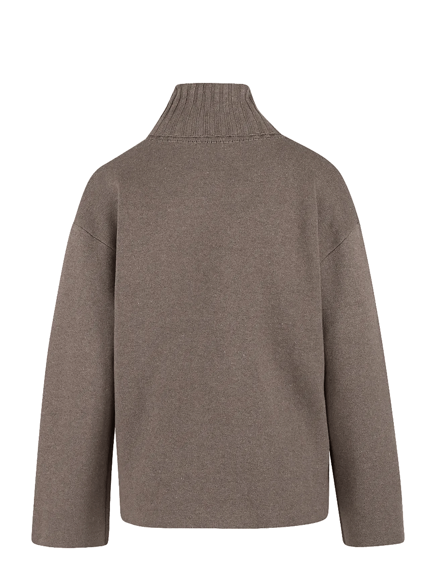 Urban Pioneers - Elly Sweater - rullekraver - brown - 2