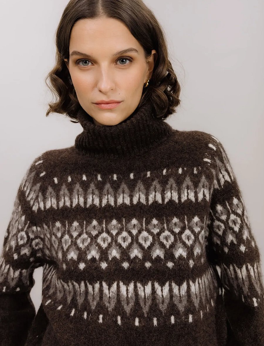 Urban Pioneers - Benazri Turtleneck - kampsunid - dark brown - 3