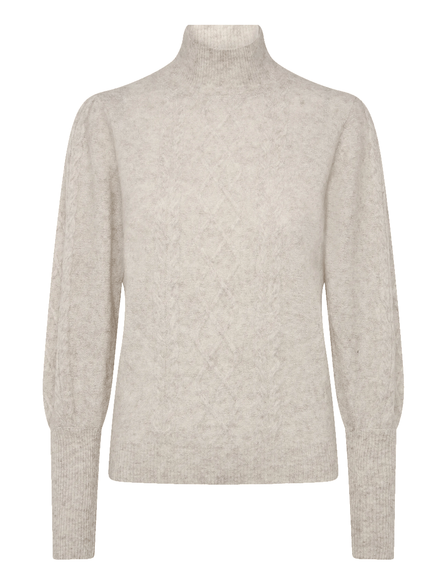 Urban Pioneers - Grace Sweater - stickade tröjor - light sand - 0
