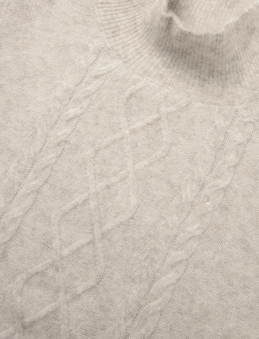 Urban Pioneers - Grace Sweater - stickade tröjor - light sand - 2