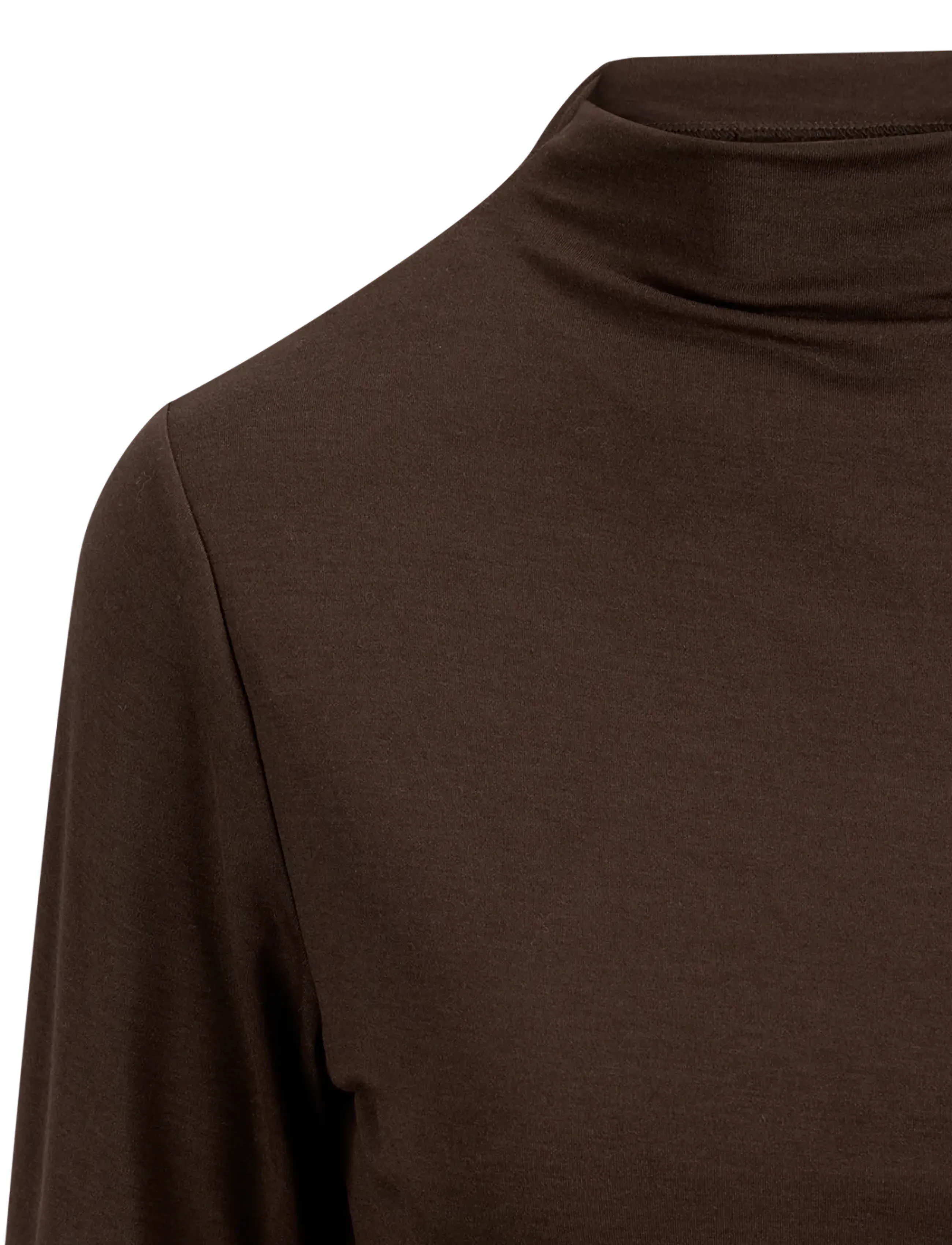 Urban Pioneers - Lori LS Top - long-sleeved tops - black coffee - 2