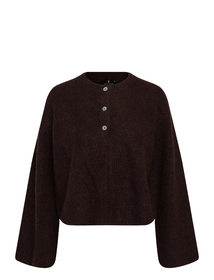 Urban Pioneers - SANTINA CARDIGAN - koftor - chocolate - 0