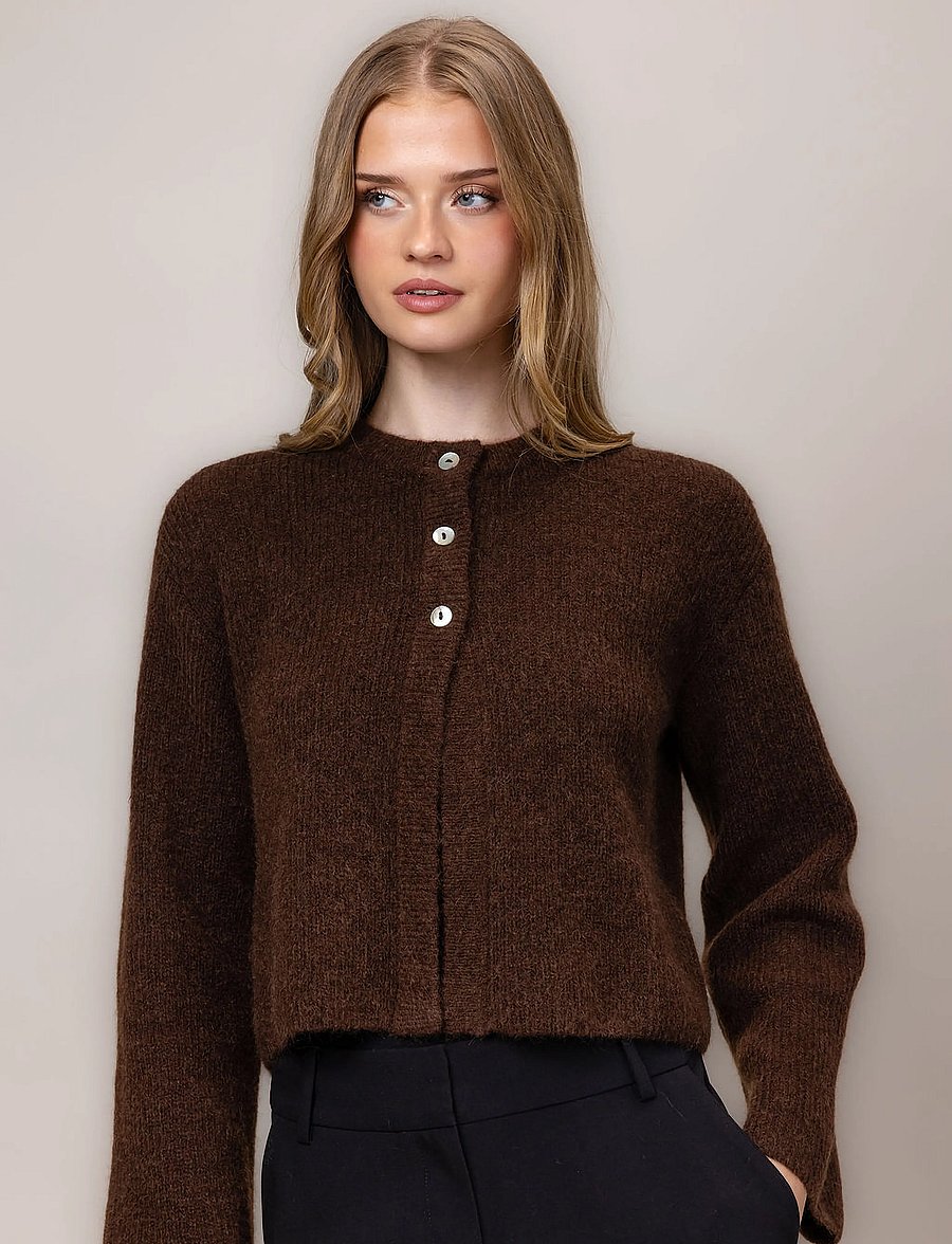 Urban Pioneers - SANTINA CARDIGAN - strickjacken - chocolate - 4