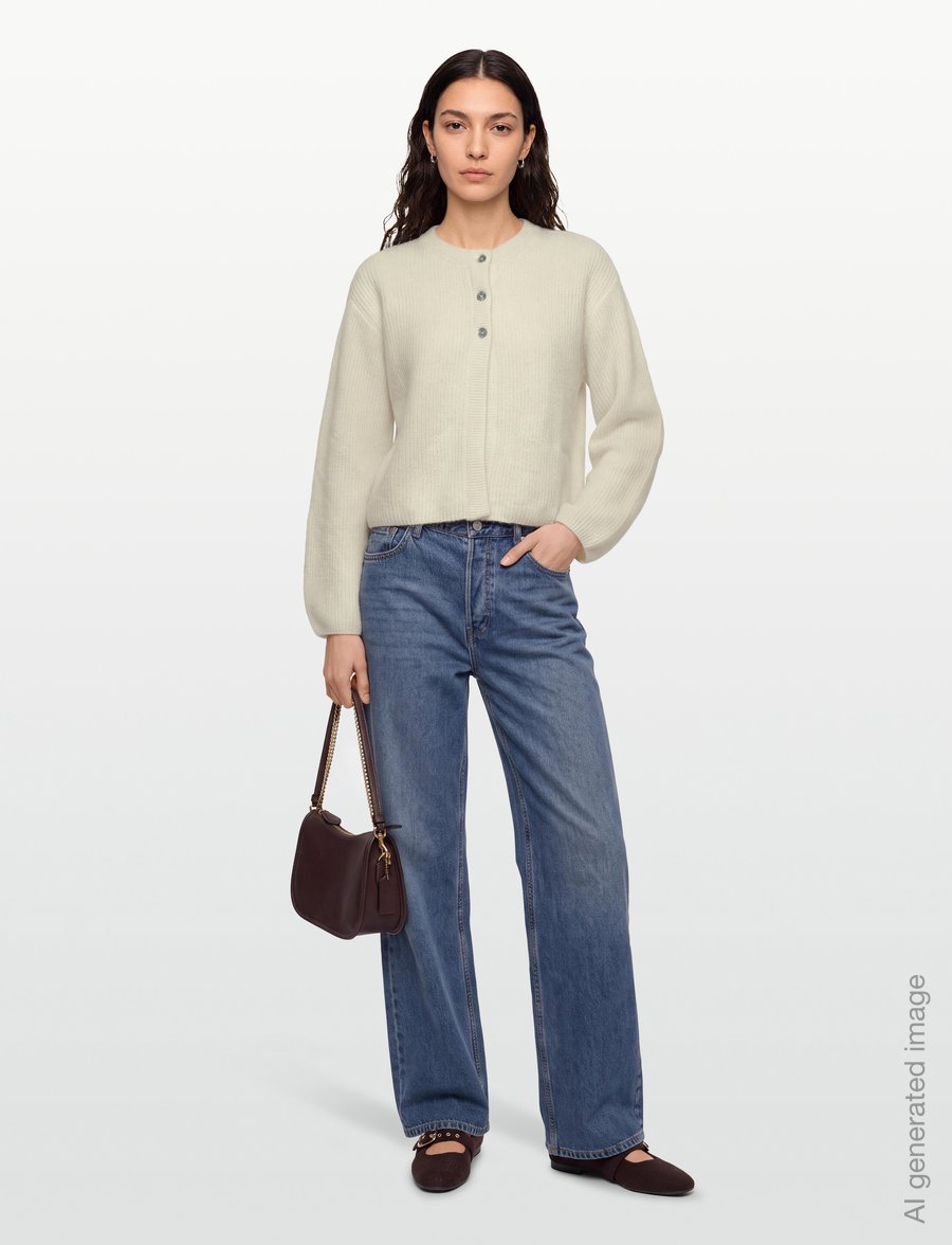 Urban Pioneers - SANTINA CARDIGAN - strickjacken - cream - 0