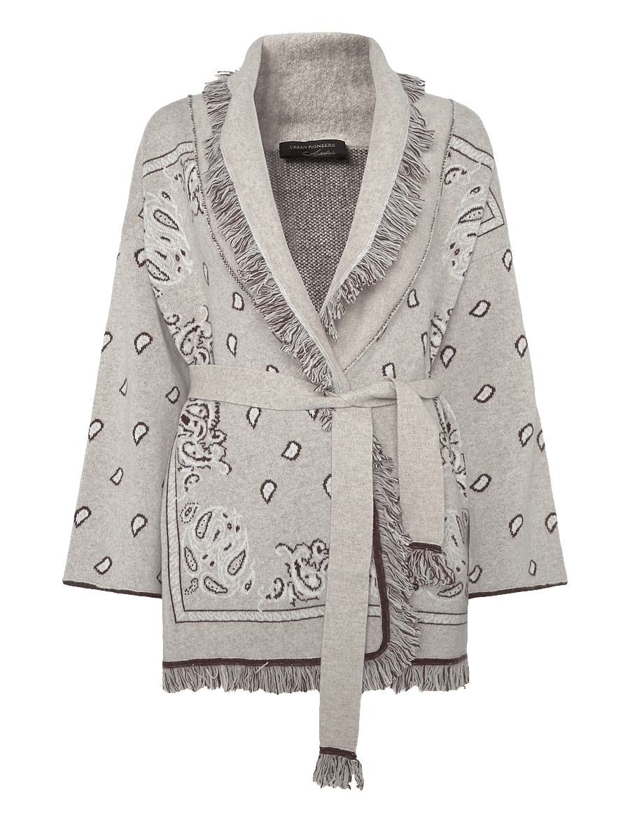 Urban Pioneers - Angela Cardigan - koftor - sand - 0