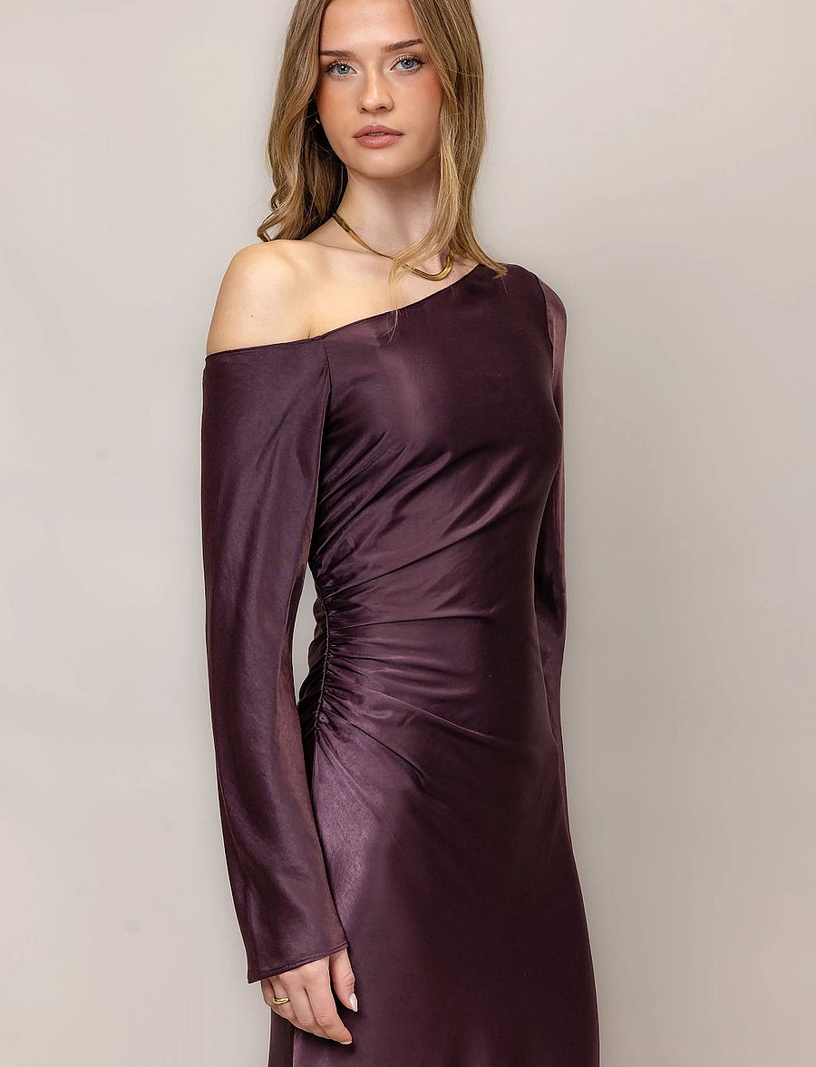 Urban Pioneers - Montana Dress - síðir kjólar - plum perfect - 4