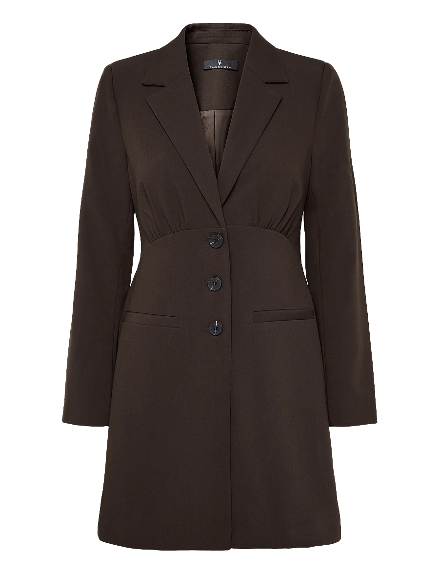 Urban Pioneers - Clara Dress - minikleidid - black coffee - 0