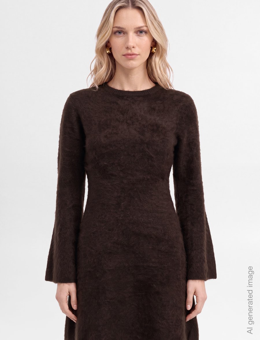 Urban Pioneers - Boudica Dress - strickkleider - mocha - 3