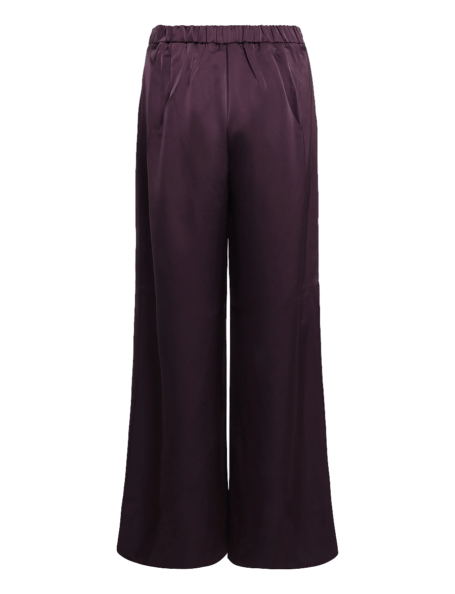 Urban Pioneers - Jacinda Pants - hosen mit weitem bein - plum perfect - 1