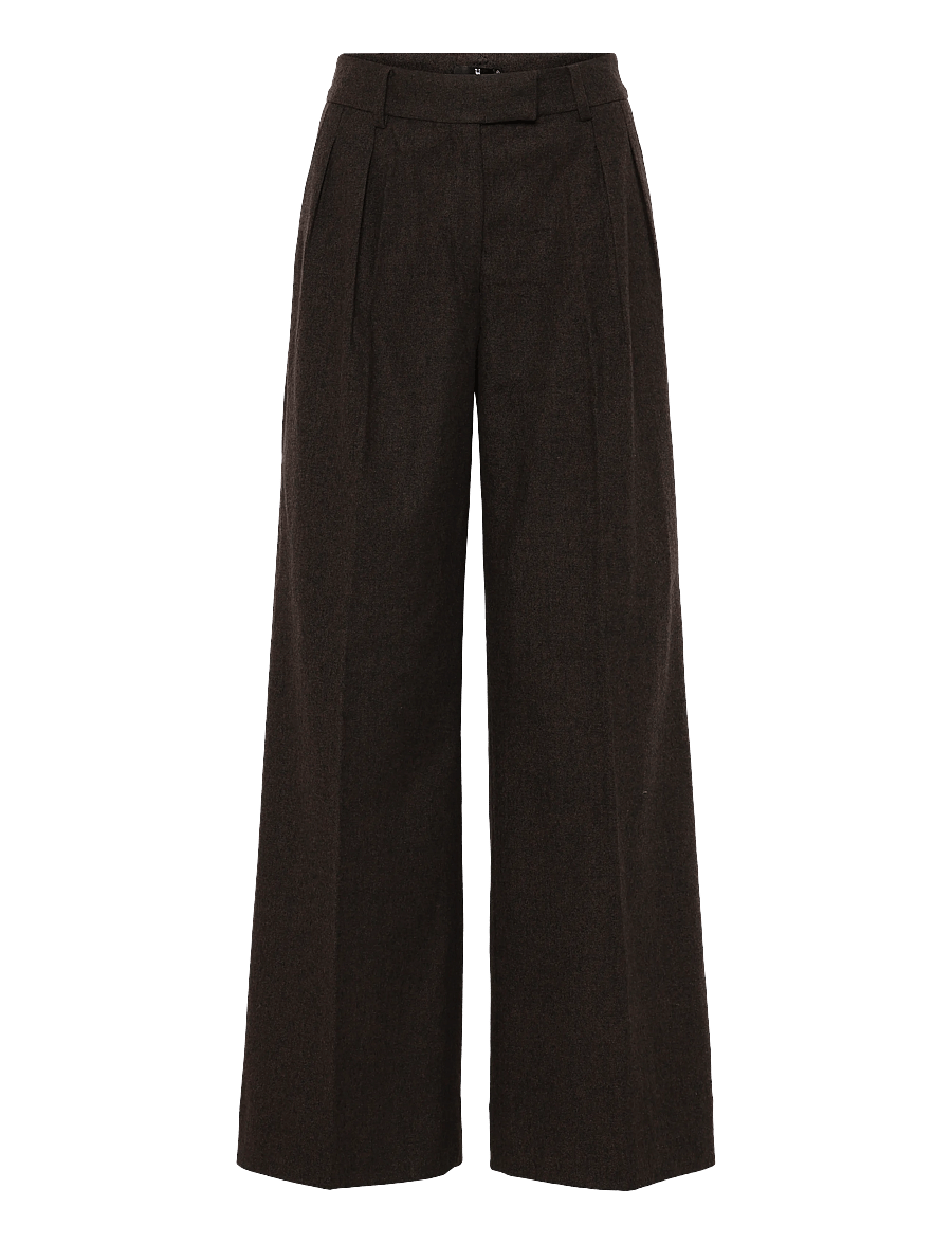 Urban Pioneers - Sandra Pants - laia säärega püksid - dark brown - 0