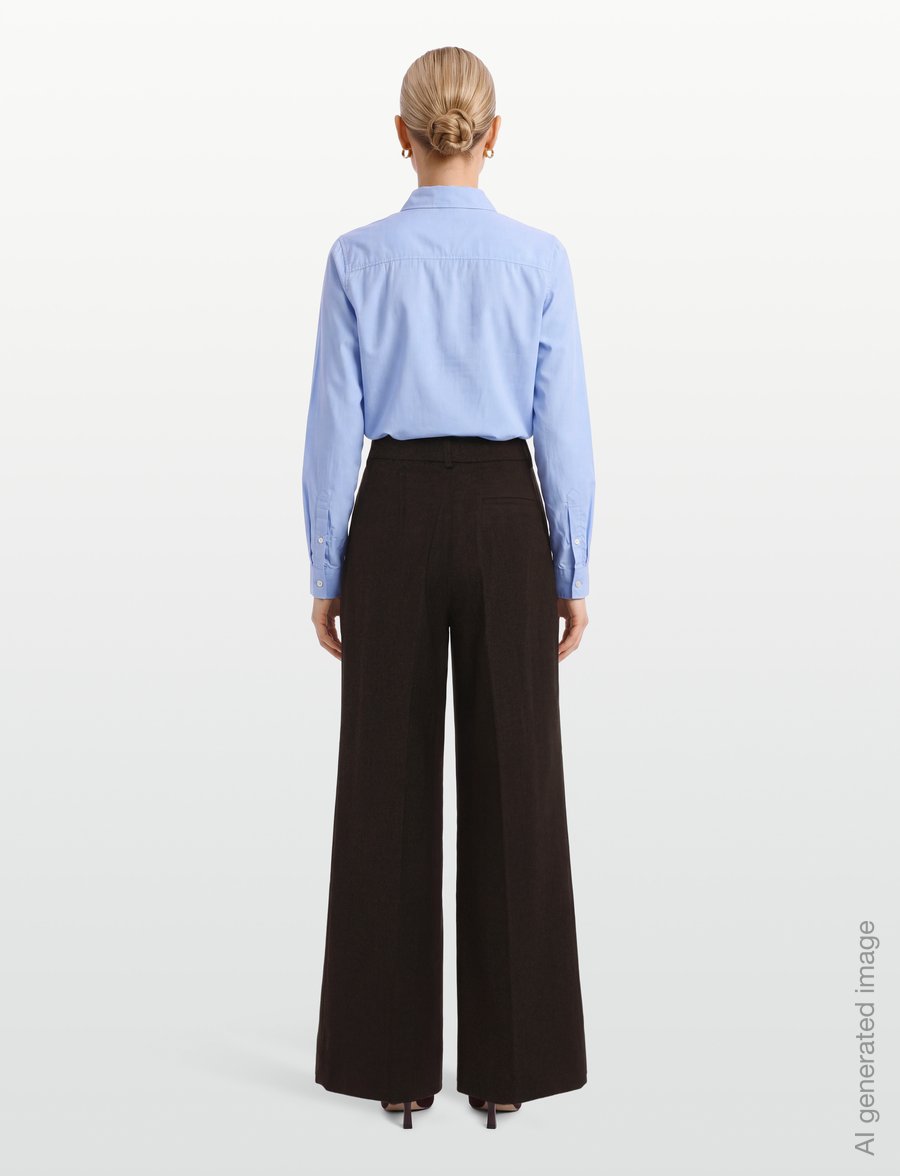 Urban Pioneers - Sandra Pants - vida byxor - dark brown - 4