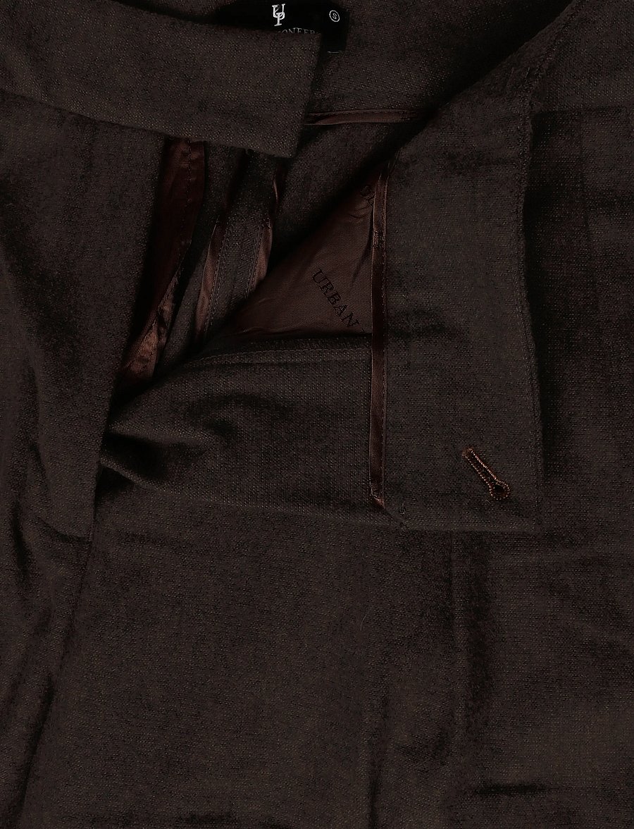 Urban Pioneers - Sandra Pants - laia säärega püksid - dark brown - 3