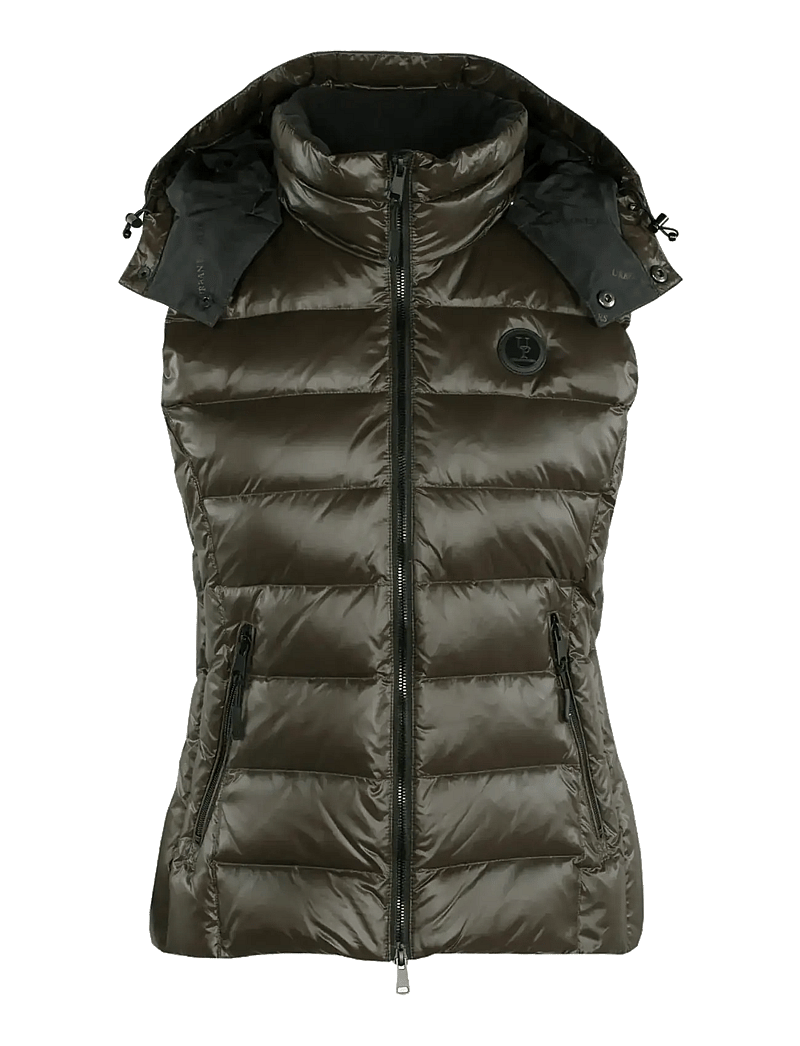 Urban Pioneers - Olivia Down Vest - kevadjoped - olive - 0