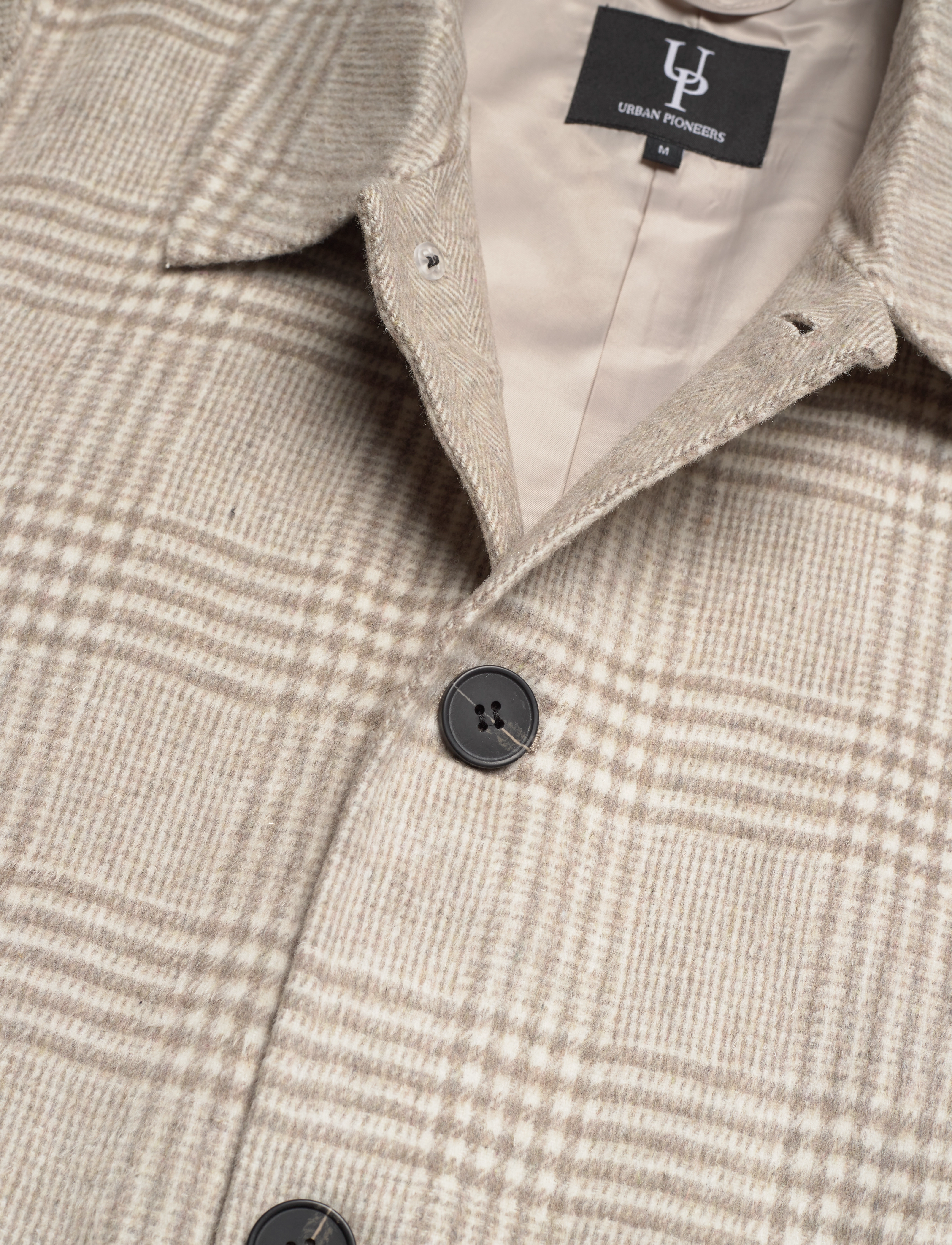 Urban Pioneers - Mattia Coat - sand check - 2