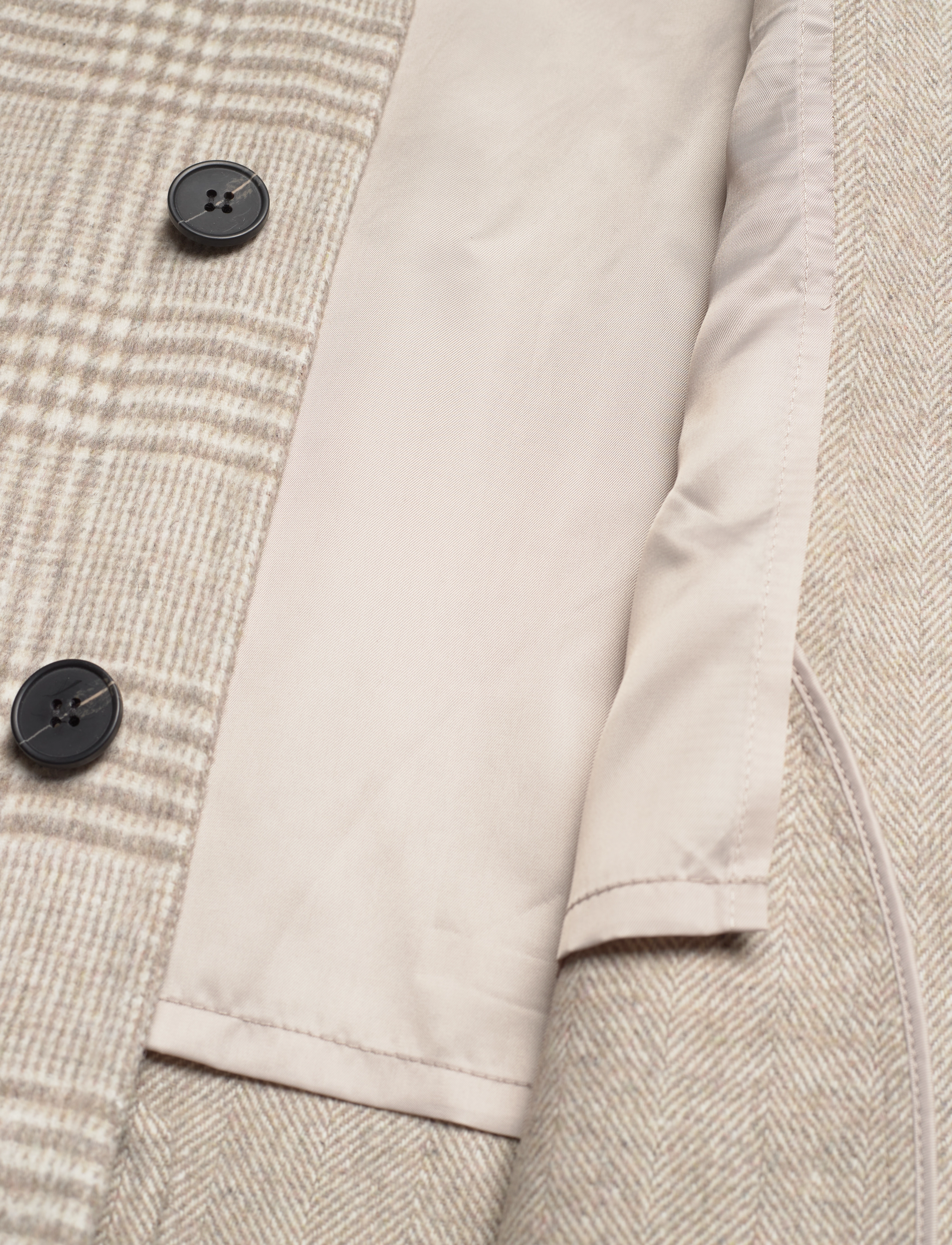 Urban Pioneers - Mattia Coat - sand check - 4