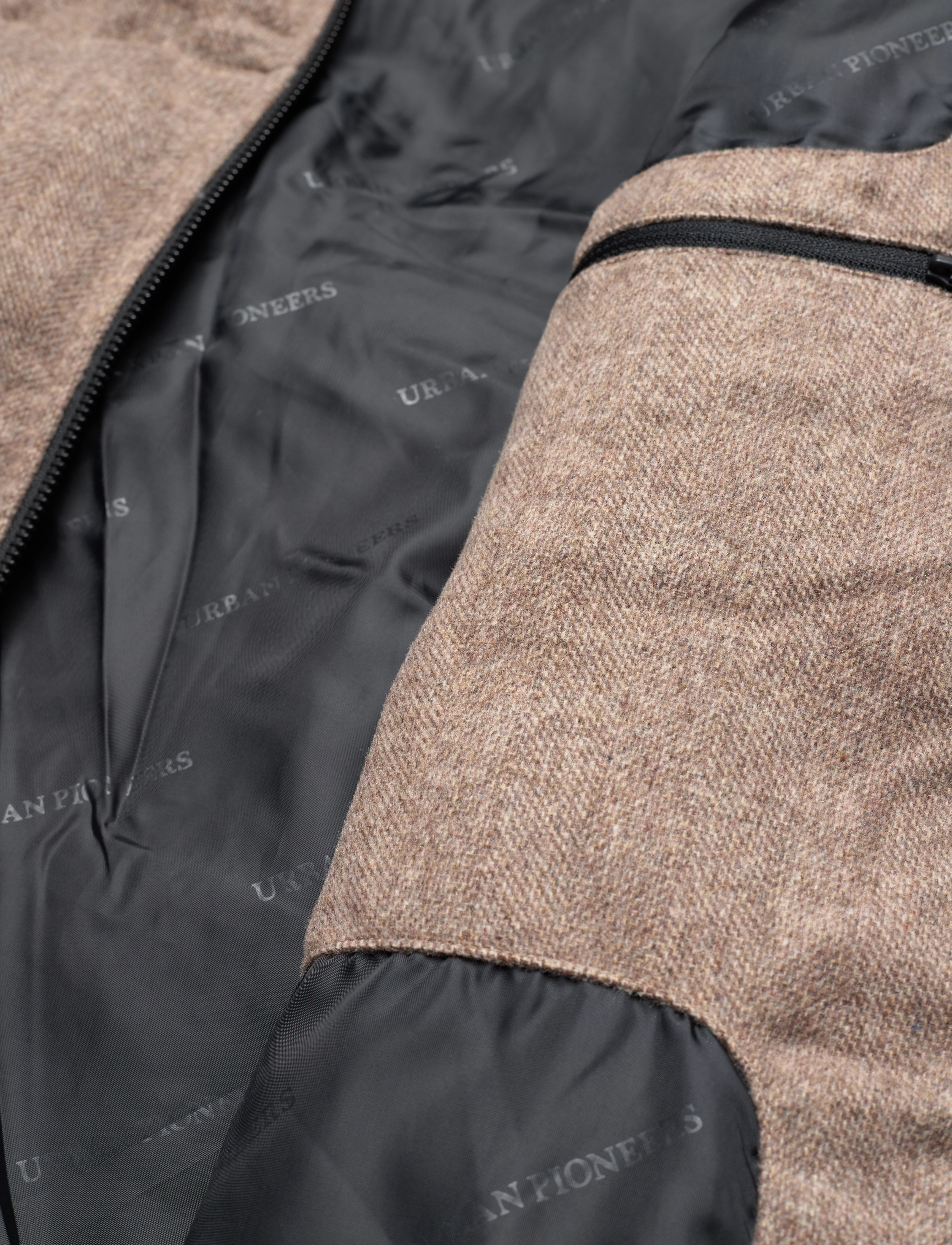 Urban Pioneers - Lyon Jacket - sand herringbone - 5