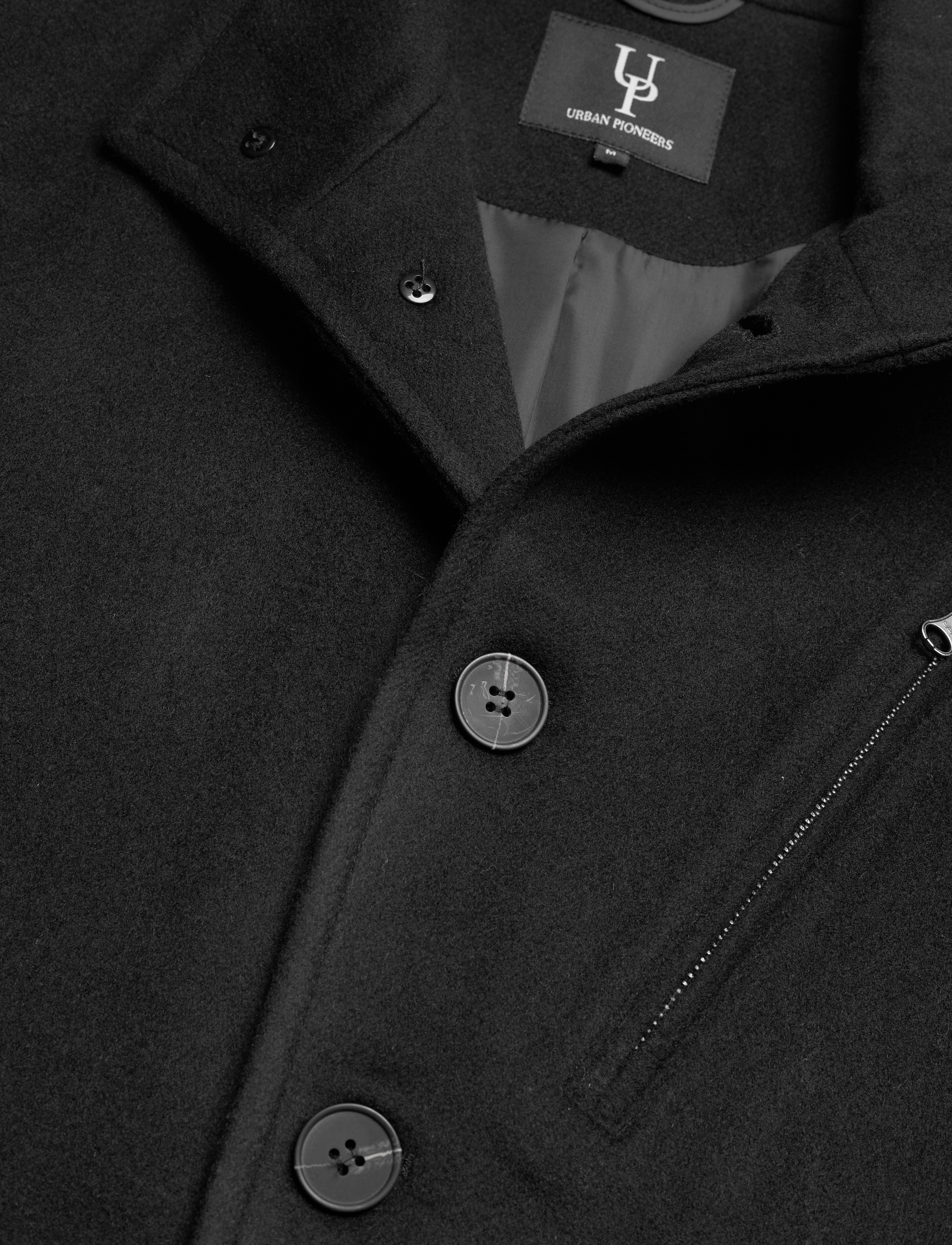 Urban Pioneers - Adriano Coat - black - 2