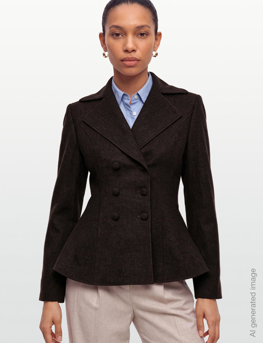 Urban Pioneers - Sandra Blazer - zweireihige blazer - dark brown - 3