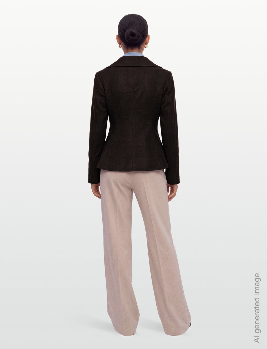 Urban Pioneers - Sandra Blazer - zweireihige blazer - dark brown - 4